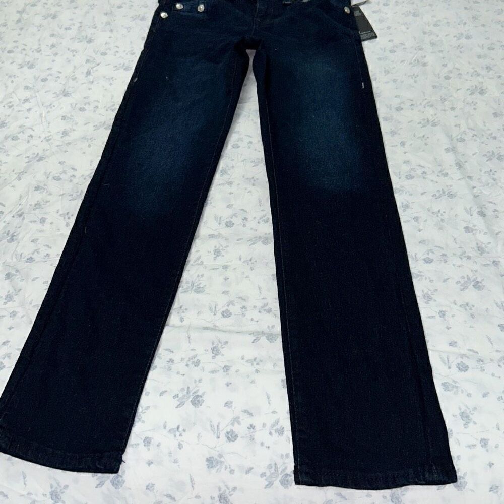 True religion dark wash boys jeans relaxed slim 12